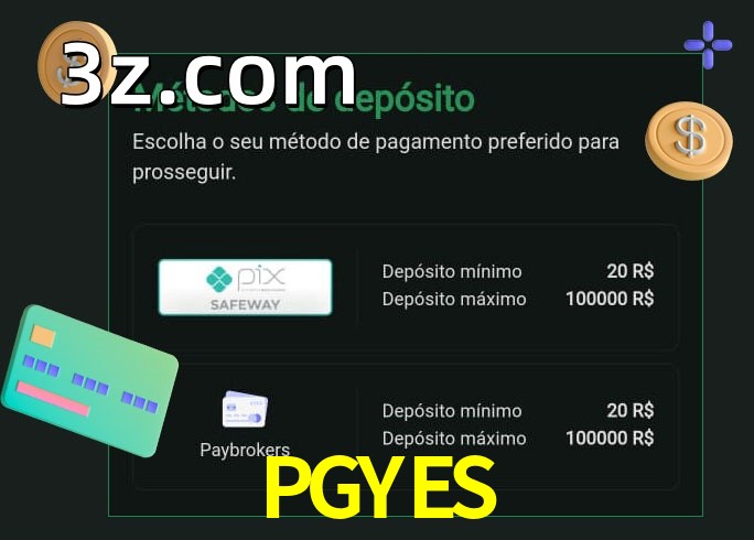 O cassino PGYESbet oferece uma grande variedade de métodos de pagamento