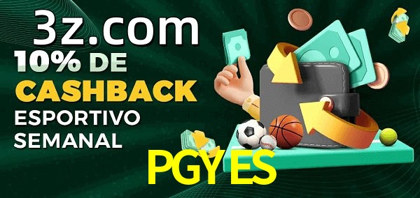 10% de bônus de cashback na PGYES